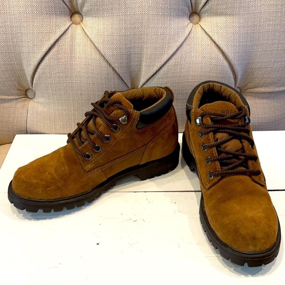 Brahma Oil Resistant Waterproof Brown Ankle Boots